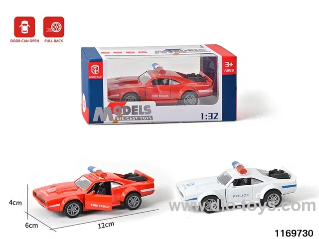 1:32 alloy pull back car