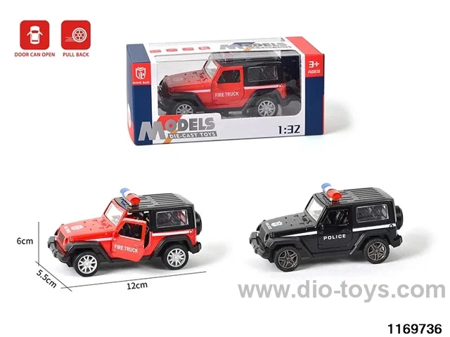 1:32 alloy pull back car