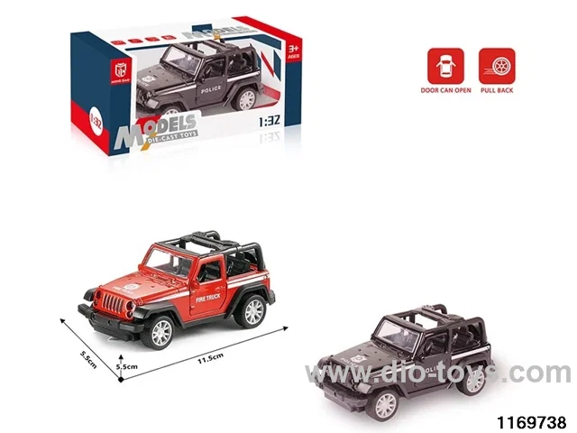 1:32 alloy pull back car