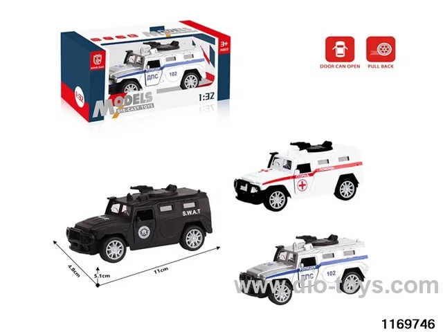 1:32 alloy pull back car