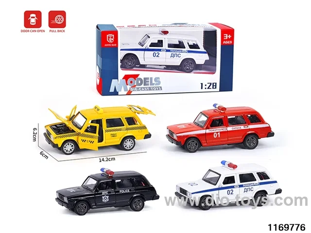 1:28 alloy pull back car