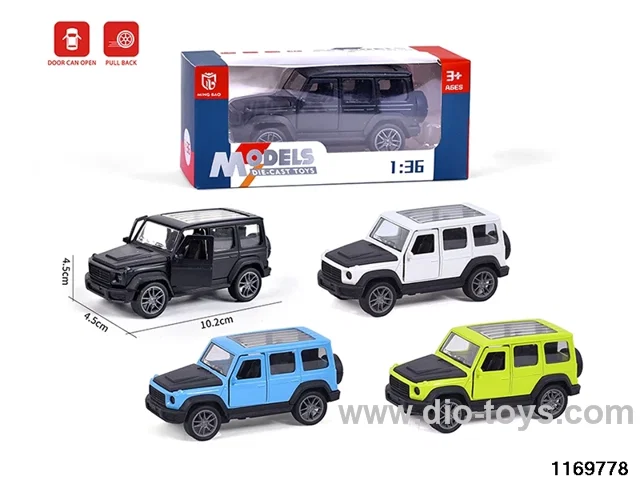 1:36 alloy pull back car