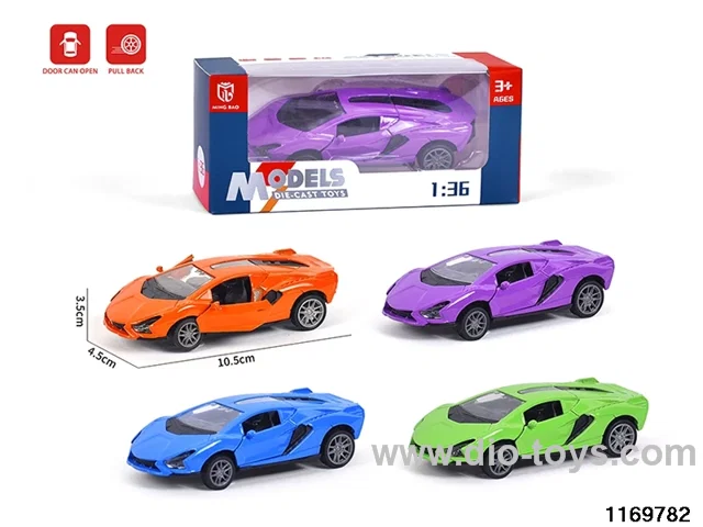1:36 alloy pull back car