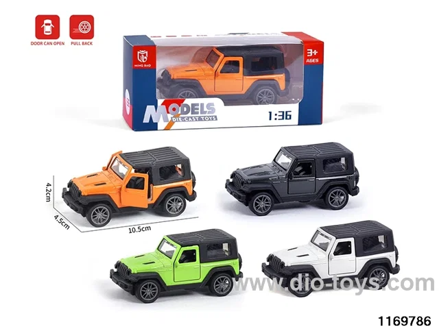 1:36 alloy pull back car