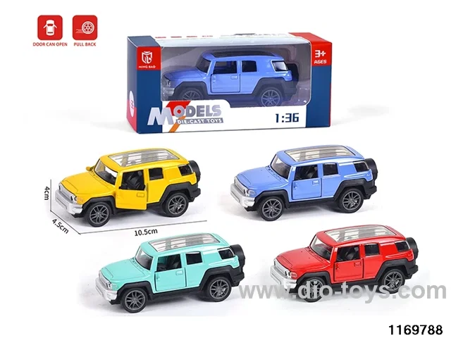 1:36 alloy pull back car