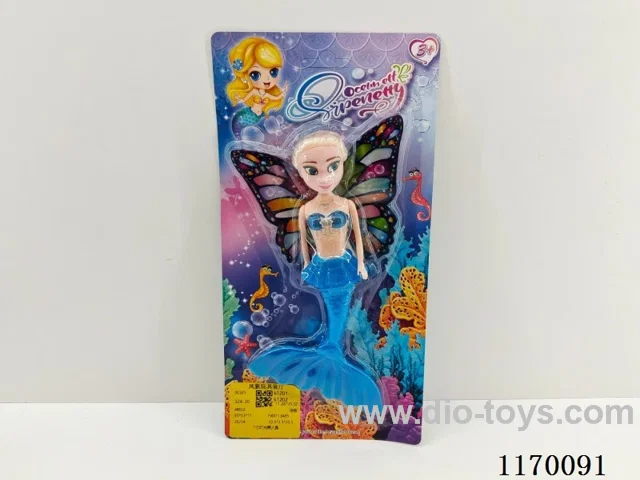 7 inch Mermaid Barbie with Lights