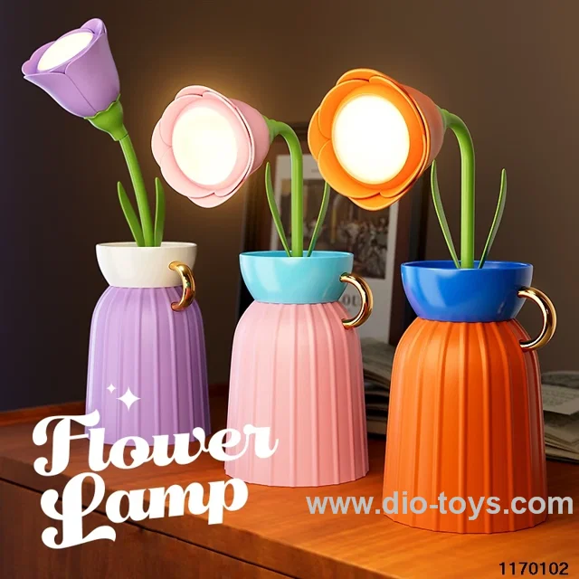 Vase Type Rose Table Lamp