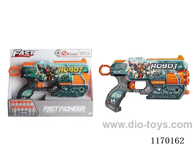 Manual UV-printed soft bullet gun