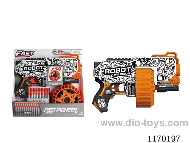 B/O UV-printed soft bullet gun