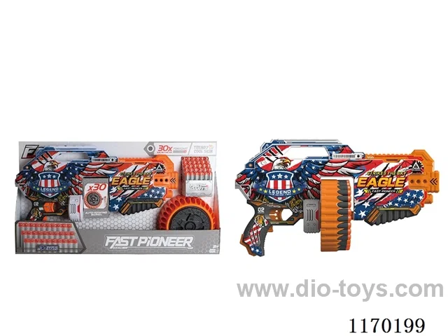 B/O UV-printed soft bullet gun