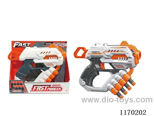 Manual soft bullet gun