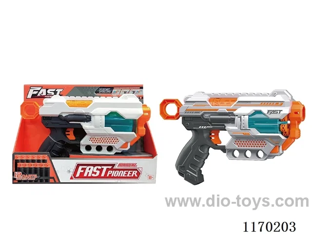 Manual soft bullet gun