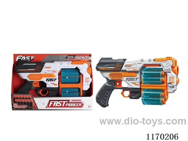Manual soft bullet gun