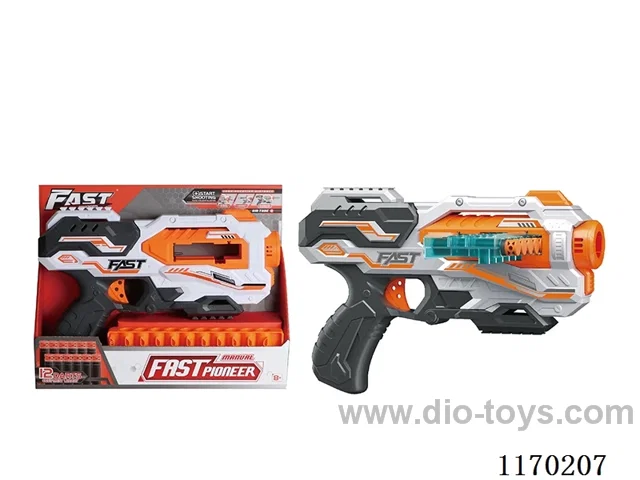 Manual soft bullet gun