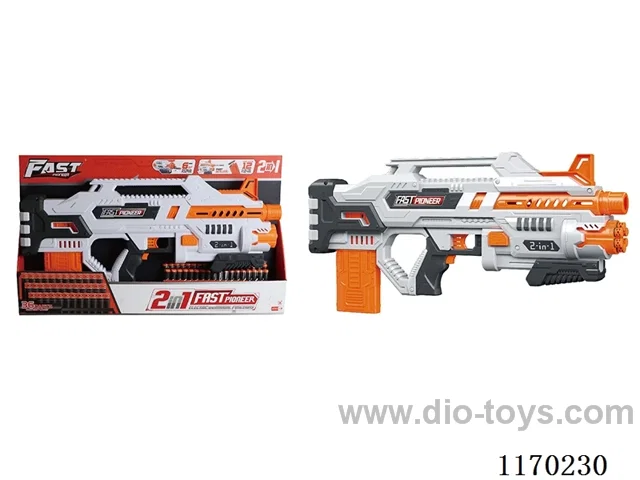 Electric-manual 2-in-1 soft bullet gun