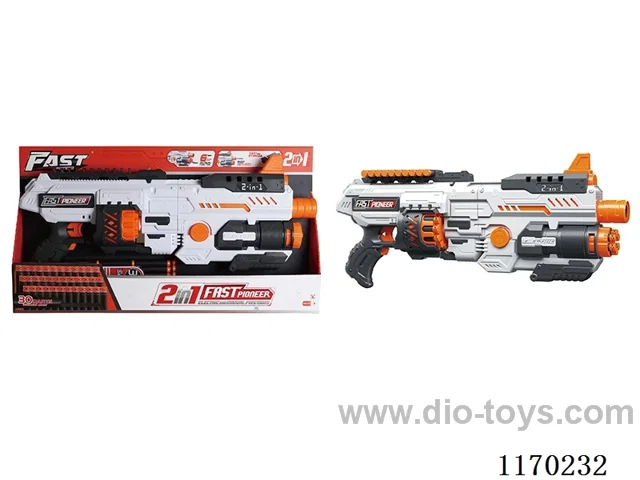 Electric-manual 2-in-1 soft bullet gun