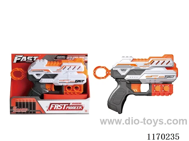 Manual soft bullet gun