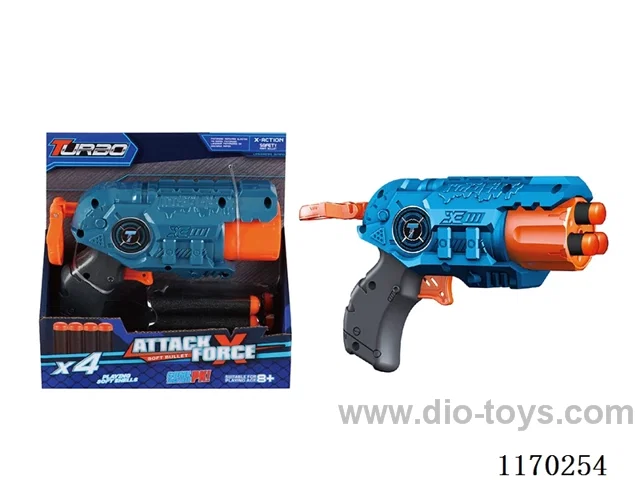 Manual soft bullet gun