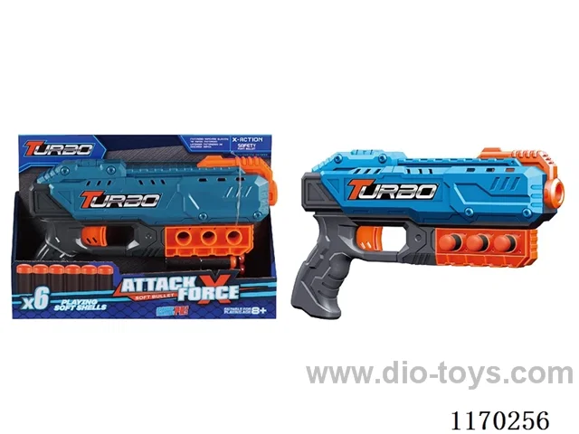 Manual soft bullet gun