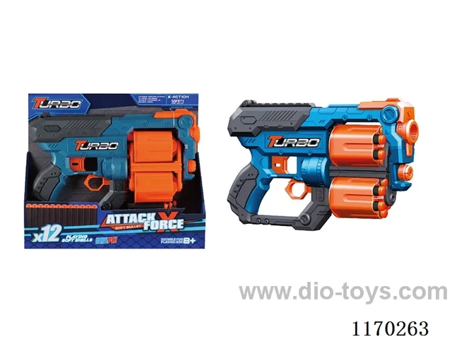 Manual soft bullet gun