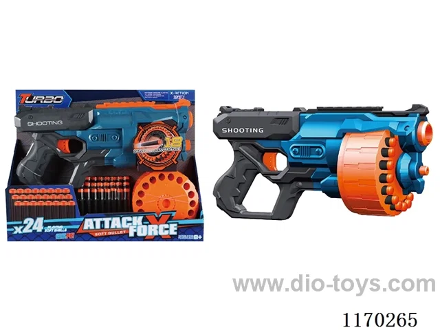 Manual soft bullet gun