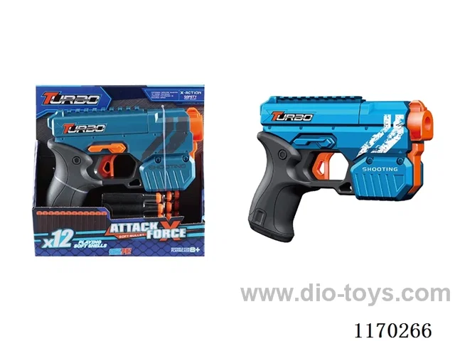 Manual soft bullet gun