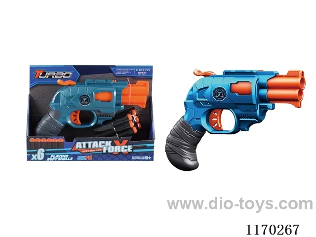 Manual soft bullet gun