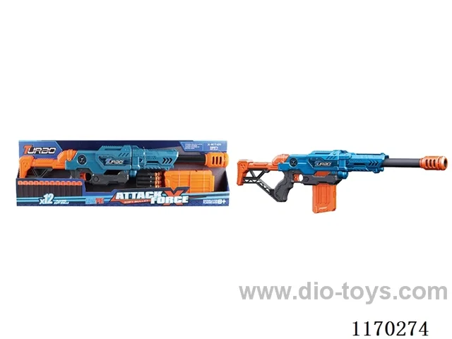 Manual soft bullet gun