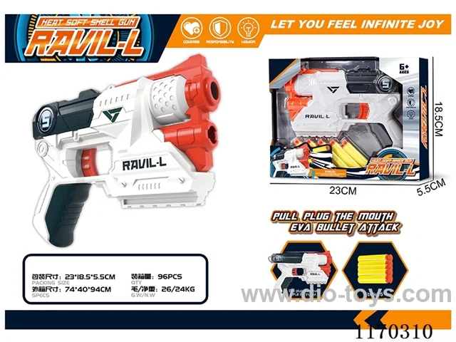 Manual soft bullet gun 2 colors
