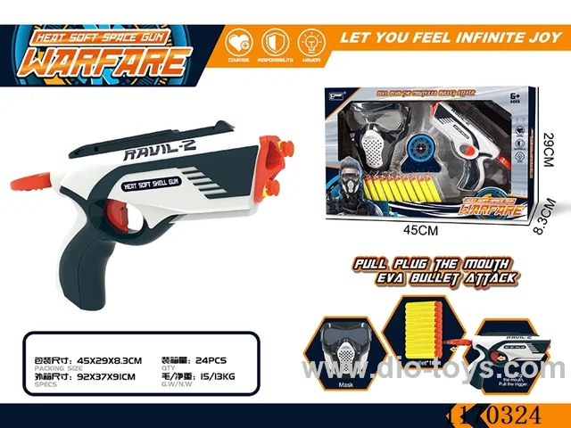 Manual soft bullet gun
