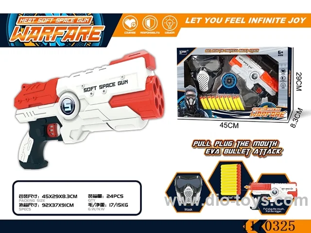 Manual soft bullet gun