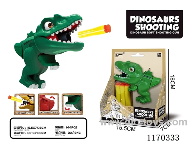 dinosaur soft bullet gun
