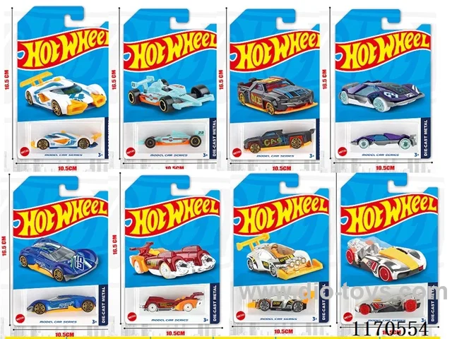 1:64 free wheel car 8 mixed pack