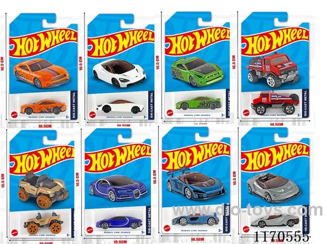 1:64 free wheel car 8 mixed pack
