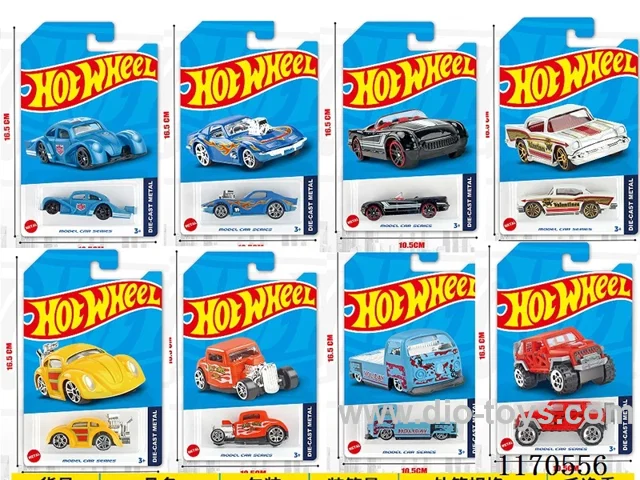 1:64 free wheel car 8 mixed pack