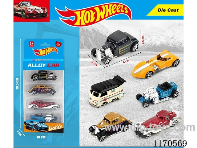 1:64 free wheel car 4 Random mix