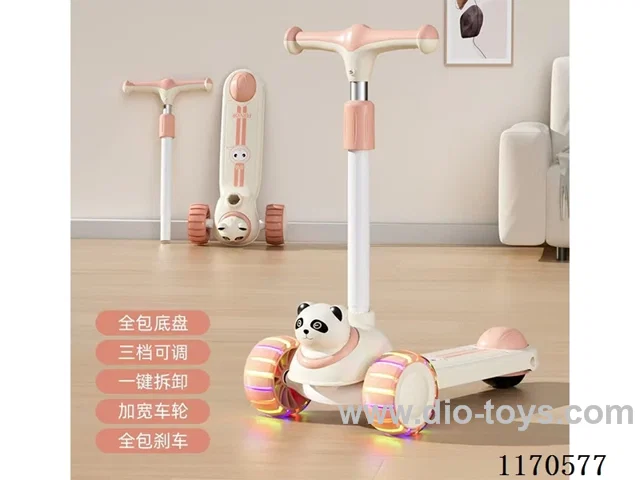 Kids Scooter Big Wheel With Lights Music