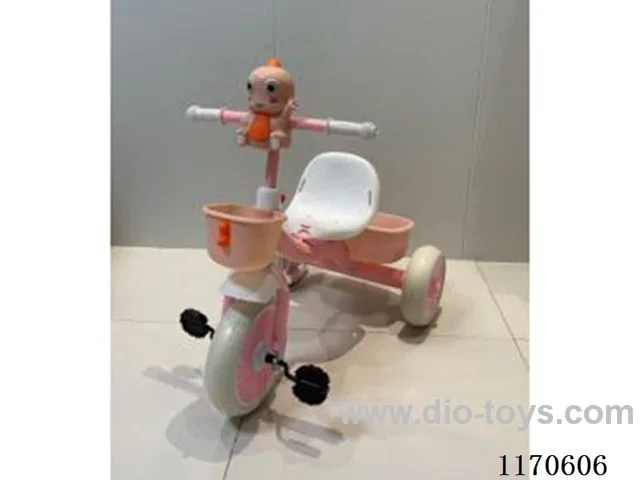 Children's tricycle with lights and music