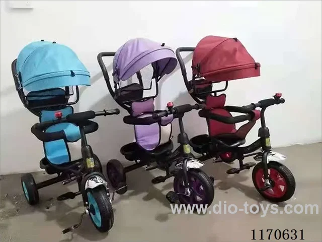 Children's four-in-one baby-skate stroller