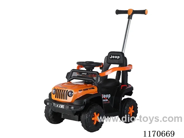 Children's beach car scooter stroller with push handle GCC