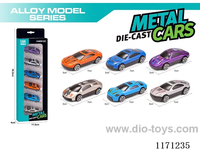 Alloy Scooter Racing Car 6 Assorted(6pcs/box)