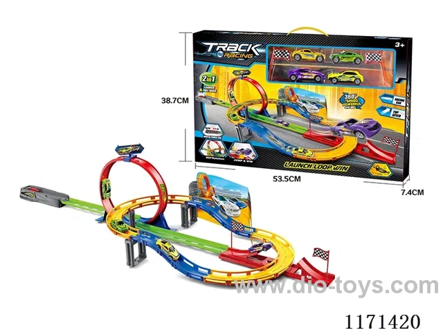 2-in-1 Catapult Track Scene Set
