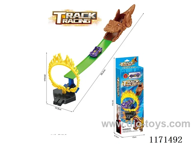 Dinosaur Ejector Track Car Set