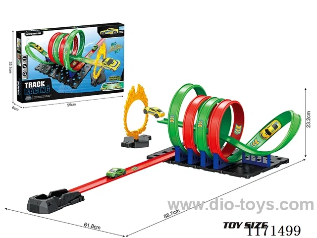 Speed Pull Back Track Car