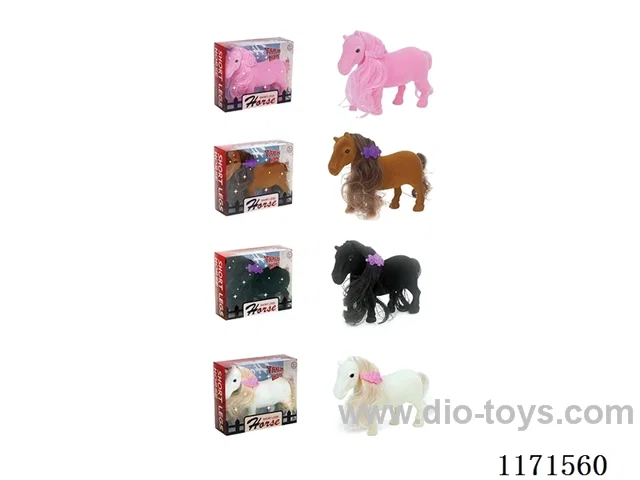 Cute Flocked Pony