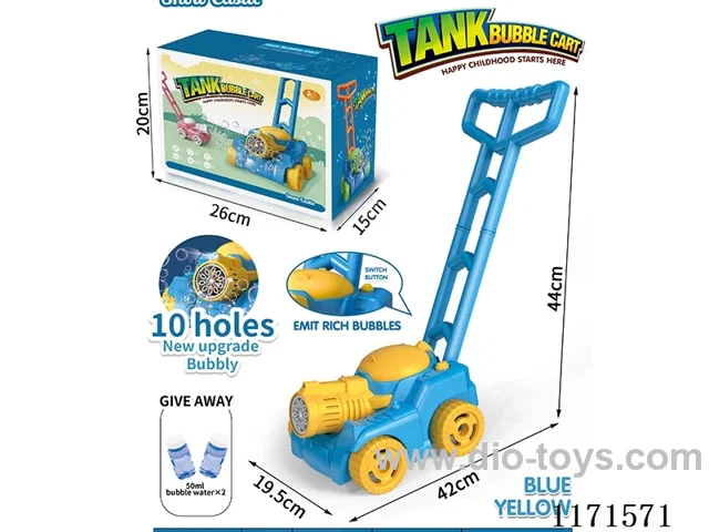 Automatic Tank Bubble Trolley(with 2 bottles of 50ML bubble water)
