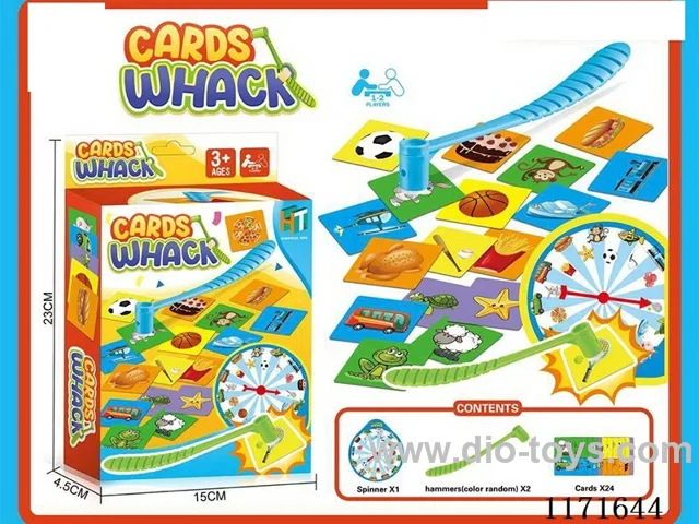card hitting game