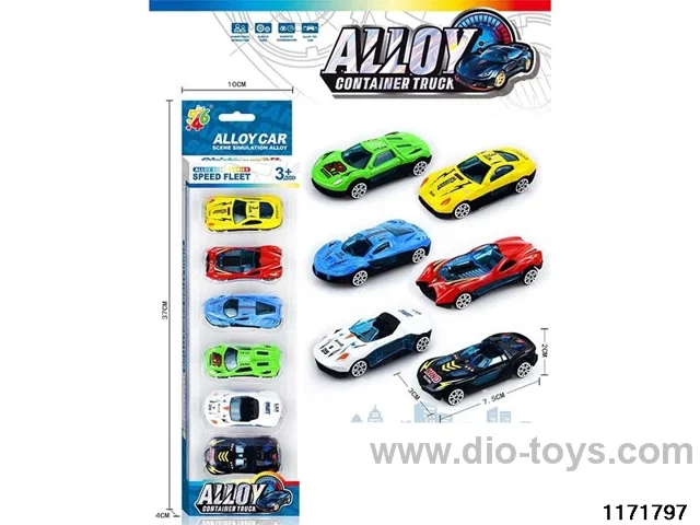 Sliding Alloy Sports Car