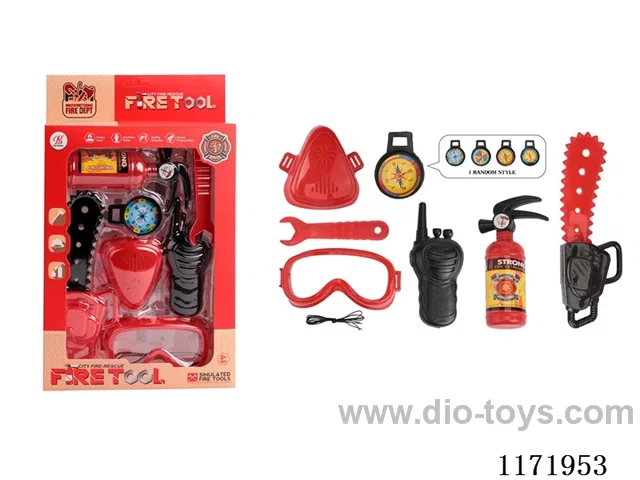 Fire fighting tool set