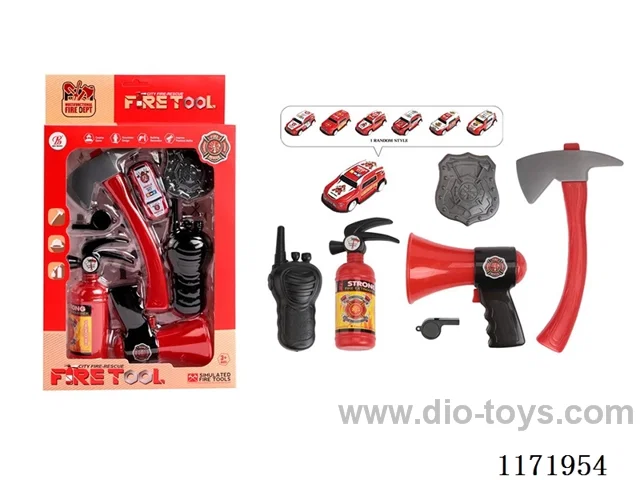 Fire fighting tool set